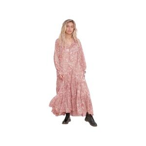 Free People Pink Floral Midi Dress